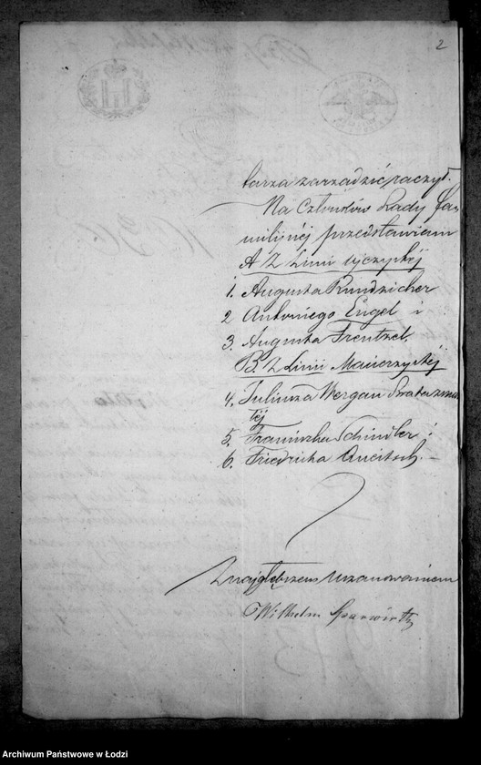 Obraz 6 z jednostki "Akta tyczące się ustanowienia opieki nad nieletnimi dziećmi po Emilii z Wangerów Sparwart"