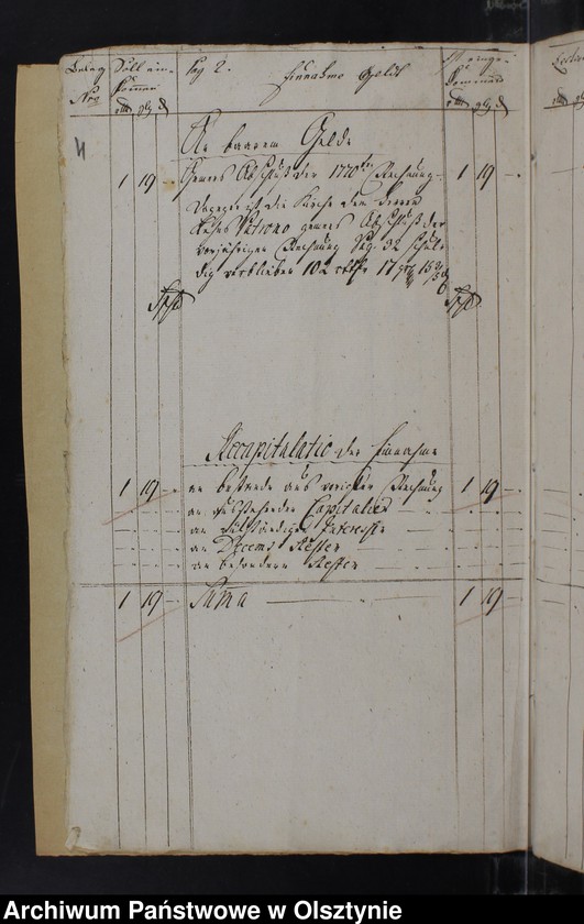 image.from.unit.number "Jahr Kirchen Rechnung der Silberbachschen Kirchen aller Einnahme und Ausgabe wie auch Bau-Rechnung"