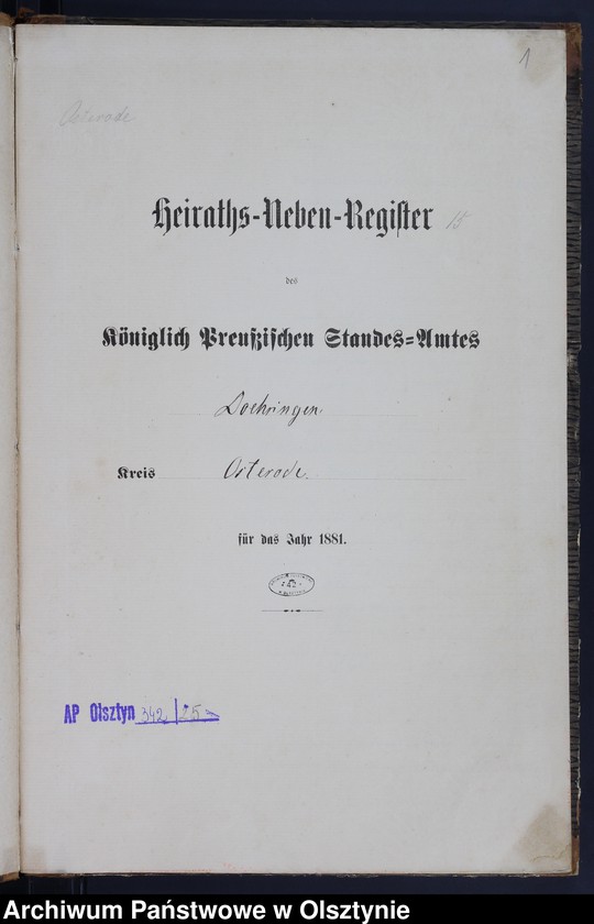 image.from.unit.number "Heiraths-Neben-Register Nr 1 - 11"