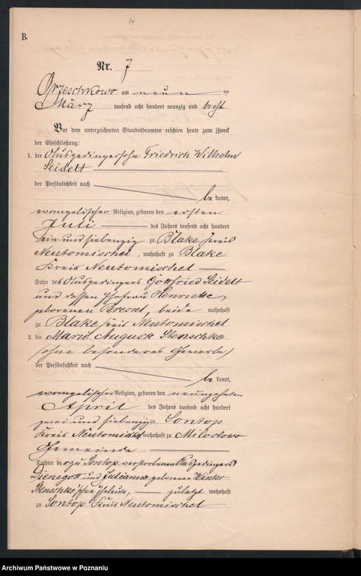 Obraz 16 z jednostki "Księga małżeństw"