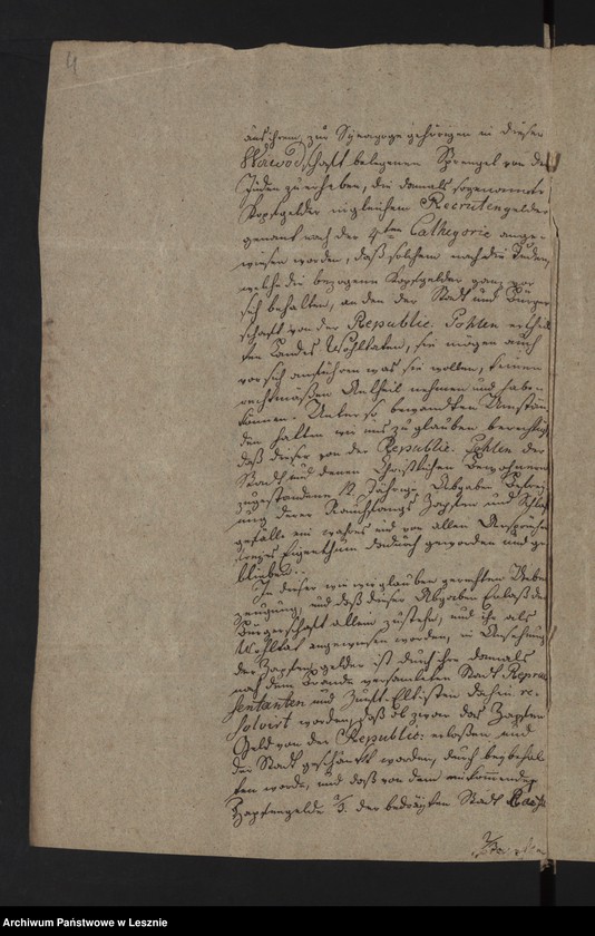 Obraz 6 z jednostki "[Akta betreffend das Gesuch der Stadtkommune wegen Andwendung der Retablissementgelder zu denen Prozesskosten]"