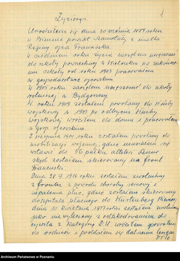 Obraz 17 z jednostki "Życiorysy powstańców wielkopolskich: B - tom lll /Białasik Marcin - Błoch Stanisław/."