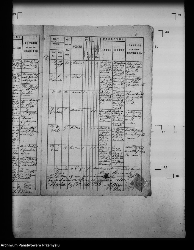 Obraz 14 z jednostki "[Kopie ksiąg metrykalnych parafii Królowa Ruska z filią Bogusza (dekanat Grybów)]"