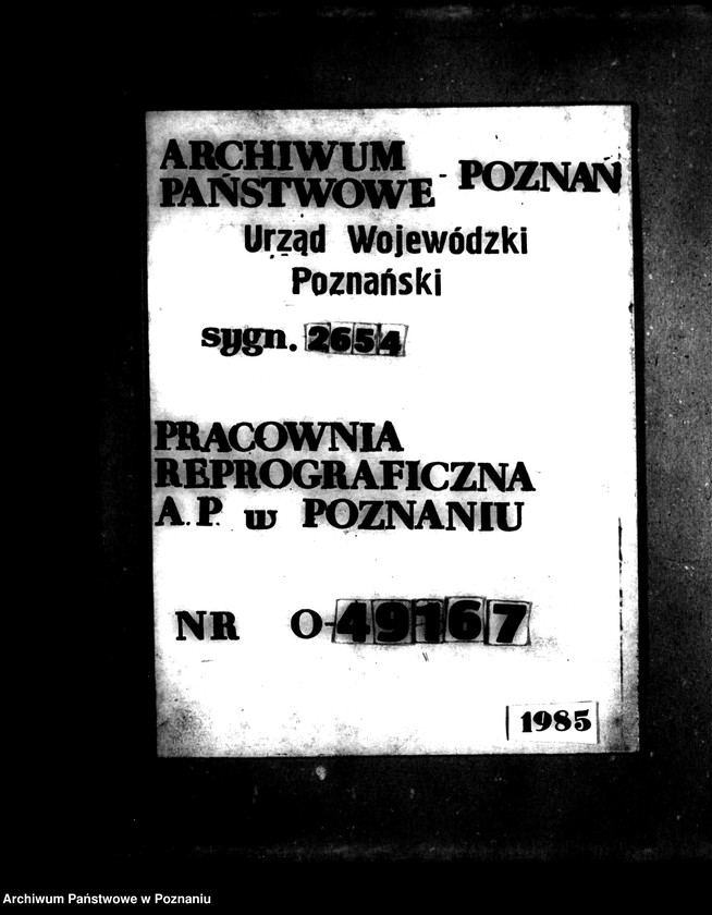 Obraz 1 z jednostki "Majątek Niegolewo powiatu nowotomyskiego wyłączenie z art. 4 i 5 ustawy o wykonaniu reformy rolnej - Stanisław Niegolewski"