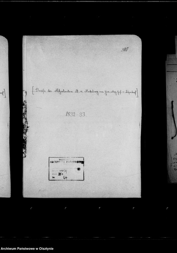 image.from.unit.number "/Briefe des Adjutanten Lt. Ascheberg an Gen. Maj. Gf. C. F. Lehndorff/"