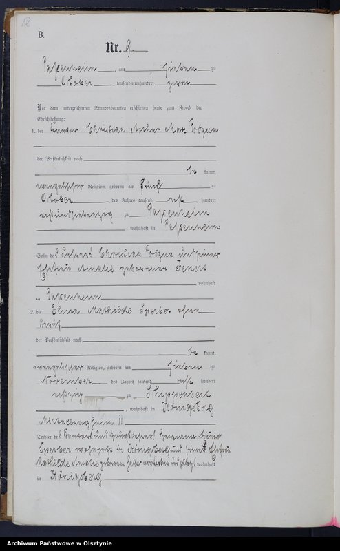 image.from.unit.number "Heiraths-Haupt-Register Nr 1 - 15"