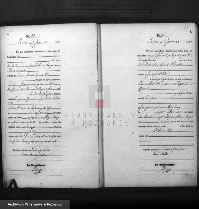 Obraz 12 z jednostki "Księga urodzeń t. I"