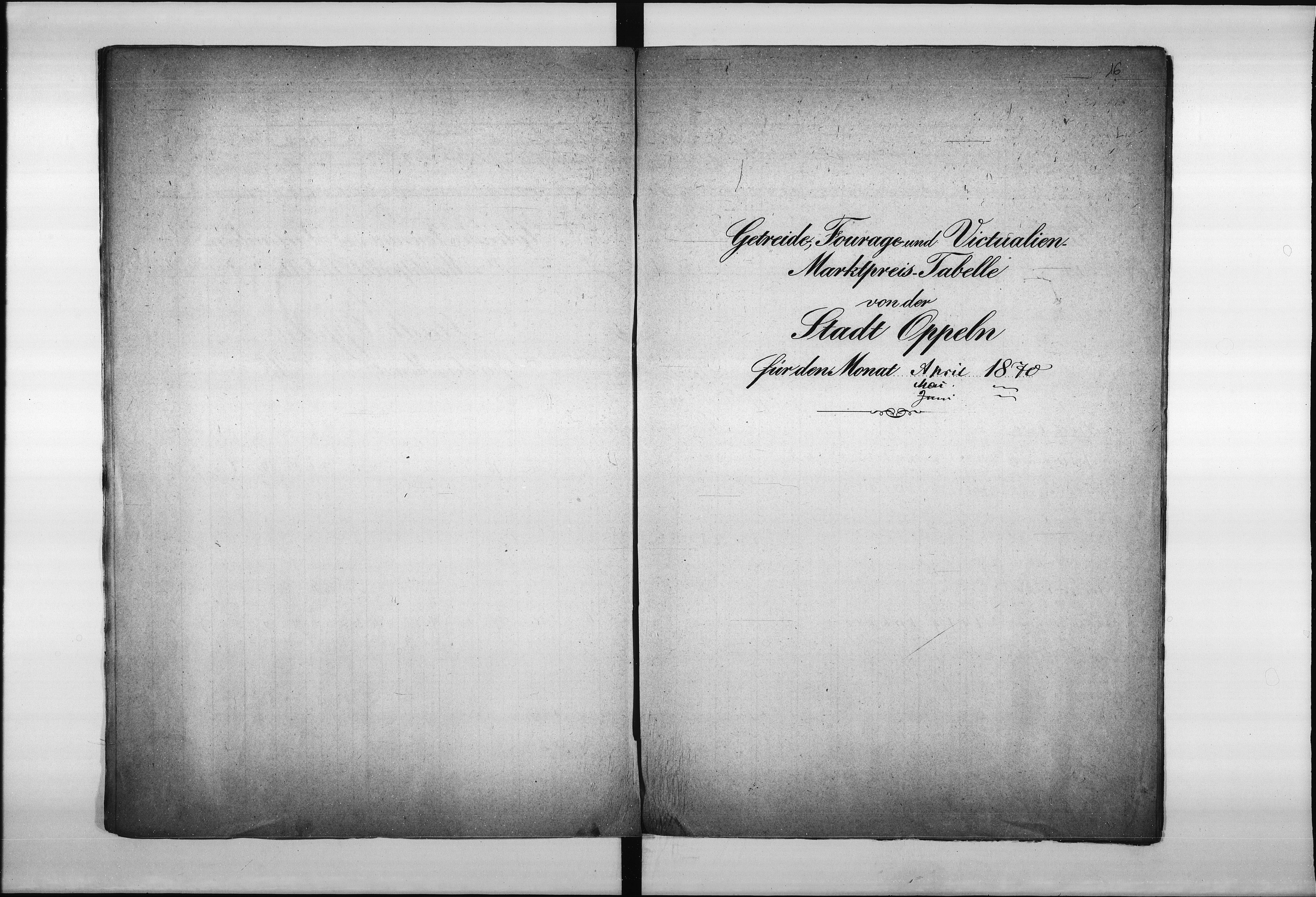 Obraz 15 z jednostki "Acta betreffend Marktpreis-Tabellen"