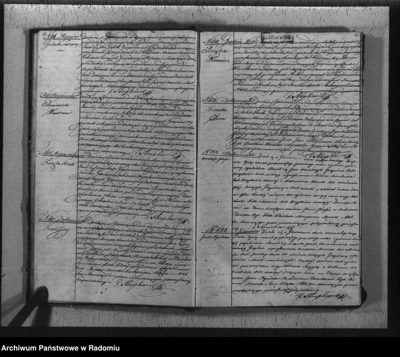 image.from.unit.number "Duplikat akt urodzonych, zaślubionych i zmarłych z parafii Głowaczów na rok 1851"