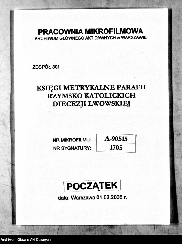 image.from.unit.number "Parafia: Kamionka Strumiłowa. Dekanat: Gliniany. Księga metrykalna zgonów dla całej parafii."