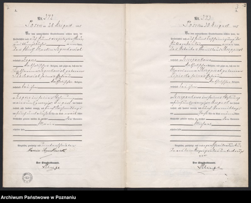 Obraz 4 z jednostki "Księga urodzeń t. II"