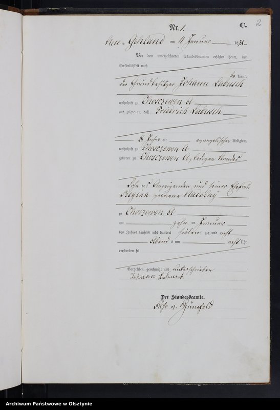 image.from.unit.number "Sterbe-Haupt-Register Nr 1 - 46"