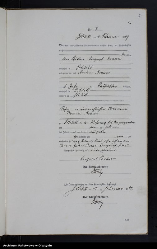 image.from.unit.number "Sterbe-Neben-Register Nr 1 - 22"