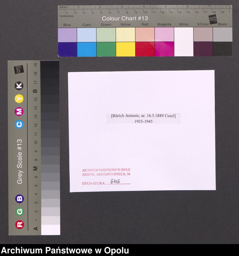 Obraz 2 z jednostki "[Rörich Antonie, ur. 16.5.1889 Cosel]"