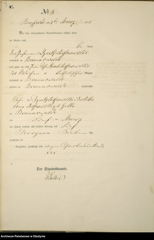 image.from.unit.number "Haupt-Sterbe-Register Nr 1 - 41"