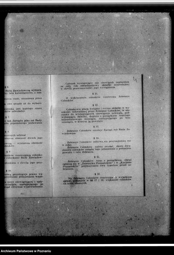 Obraz 8 z jednostki "Regulamin i ustawy Koła. Spis członków Koła na rok 1931. Bilanse roczne za lata: 1935, 1937,1938"