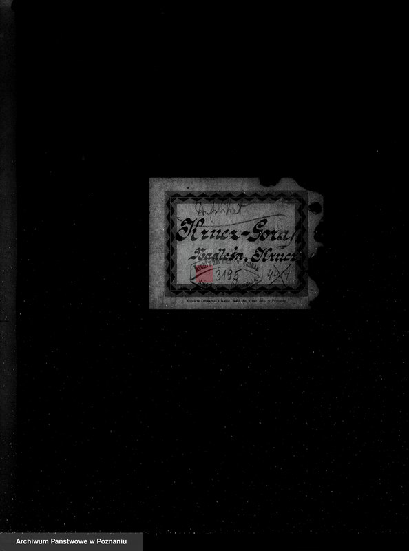 Obraz 4 z jednostki "/Nadzór nad gospodarką leśną w majątku Krucz-Goraj w powiecie czarnkowskim Nadleśnictwo Goraj/"