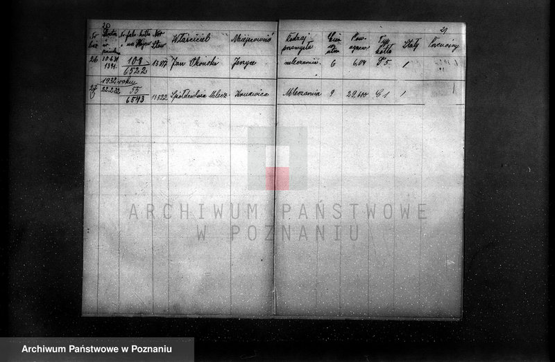 Obraz 15 z jednostki "Spis udzielonych pozwoleń kotłowych powiat mogileński"