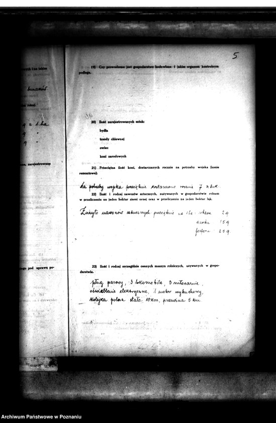 Obraz 9 z jednostki "/Majętność/ Gułtowy powiat średzki wyłączenie z art.4 i 5 ustawy o wykonaniu reformy rolnej/ w. Adolf Bniński"