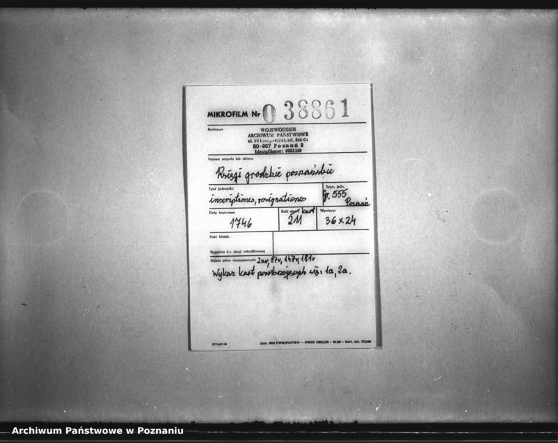 Obraz 2 z jednostki "Inscriptiones, resignationes [protocollon]"