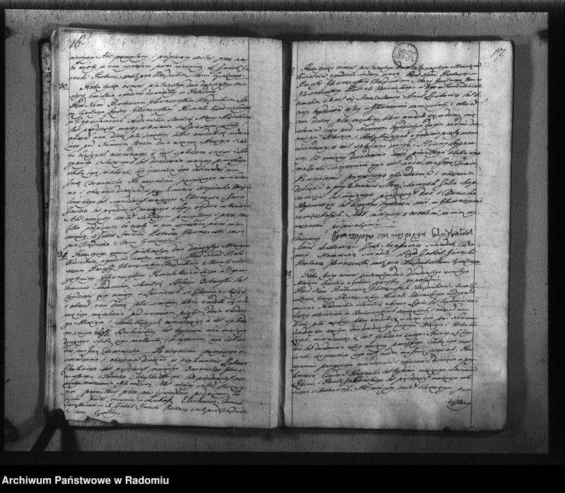 image.from.unit.number "Księga urzędnika stanu cywilnego parafii Głowaczew na rok 1815"