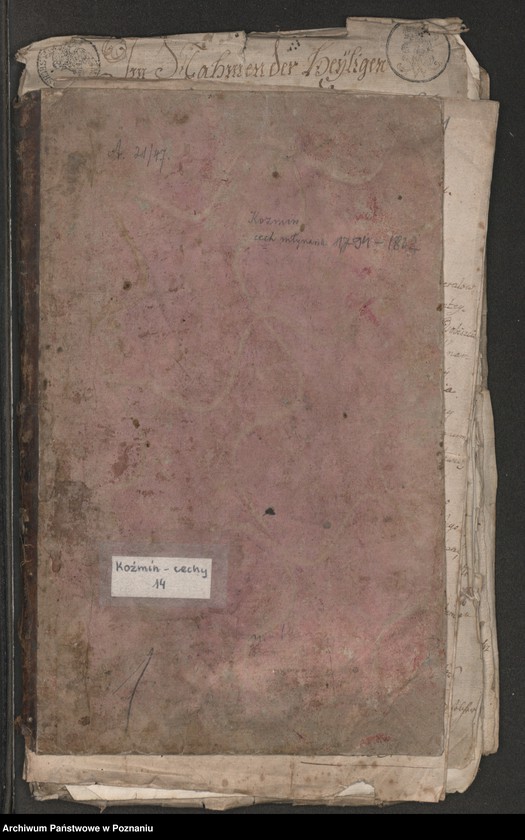 image.from.unit "[Akta procesowe cechu młynarzy w Koźminie z generałową H. Ch. Reginę hr.von Kalkreuth o zabudowania]"