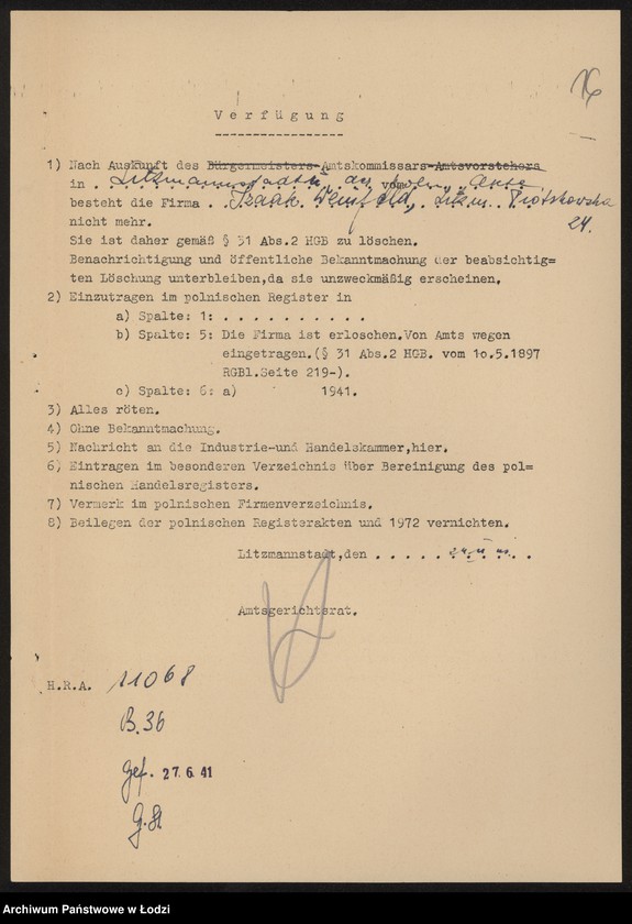 Obraz 18 z jednostki "Izaak Weinfeld- sprzedaż manufaktury"