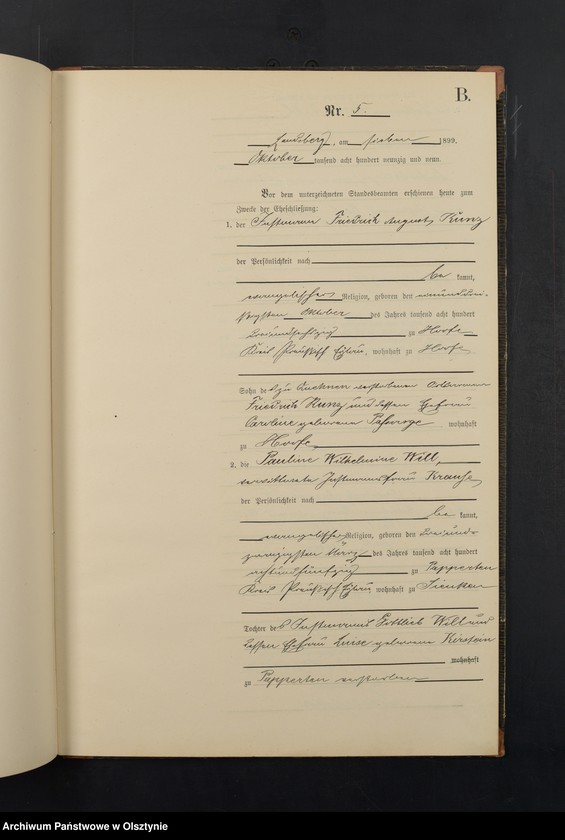 image.from.unit.number "Heiraths-Neben-Register Nr 1 - 11"