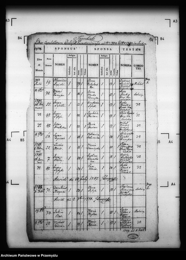 image.from.unit.number "[Kopie ksiąg metrykalnych parafii Kwaszenina z filią Arłamów (dekanat Dobromil)]"