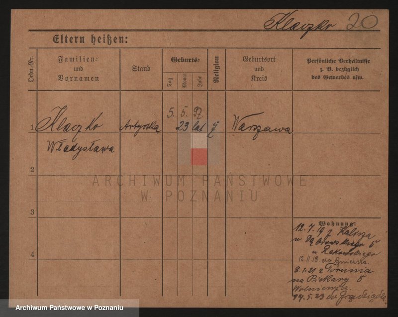 Obraz 20 z jednostki "Kla - Klajne (Klei..)"