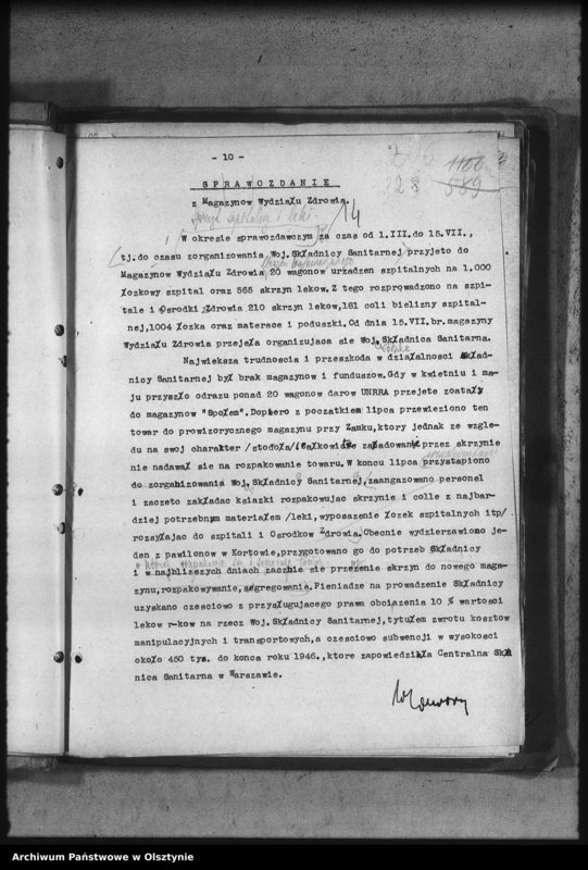 image.from.unit.number "Sprawozdania Wydz. Zdrowia, Kultury i Sztuki, Regionalia Dyrekcji Planowania Przestrzennego"