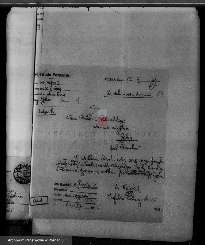 Obraz 14 z jednostki "/Nadzór nad lasami/ majętności Gębice powiatu czarnkowskiego"