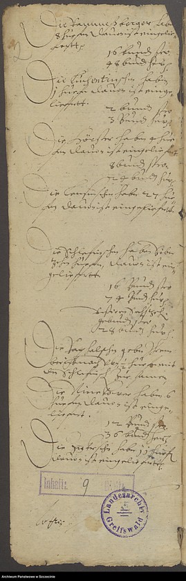 image.from.unit.number "Verzeichnis des von den Edelleuten kontribuirten rauhen Futters, vol. III."