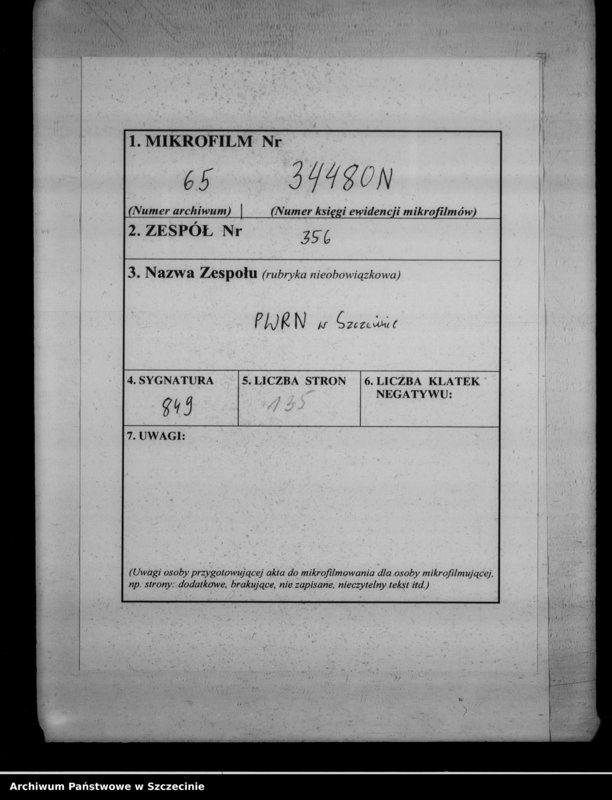 Obraz 2 z jednostki "Protokół posiedzenia Prezydium Wojewódzkiej Rady Narodowej nr 15, miesiąc kwiecień"