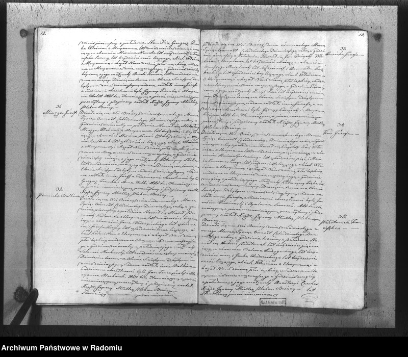 Obraz 9 z jednostki "Duplikat urodzonych, zaślubionych i umarłych parafii Brzóza na rok 1849"