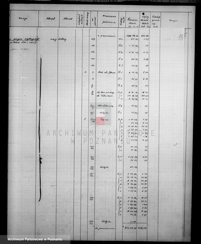 Obraz 17 z jednostki "Rozliczenie podatku gruntowego i budynkowego dla majątku Falmierowo powiatu wyrzyskiego"
