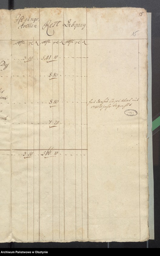 image.from.unit.number "Passenheimsche Hospital-Rechnung"