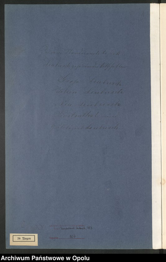 image.from.unit.number "Sterbe-Register (Neben-Register) Standesamt Leubusch 1909"
