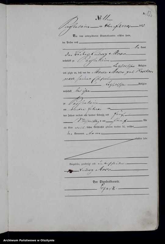 image.from.unit.number "Haupt-Geburts-Register Nr 1 - 91"