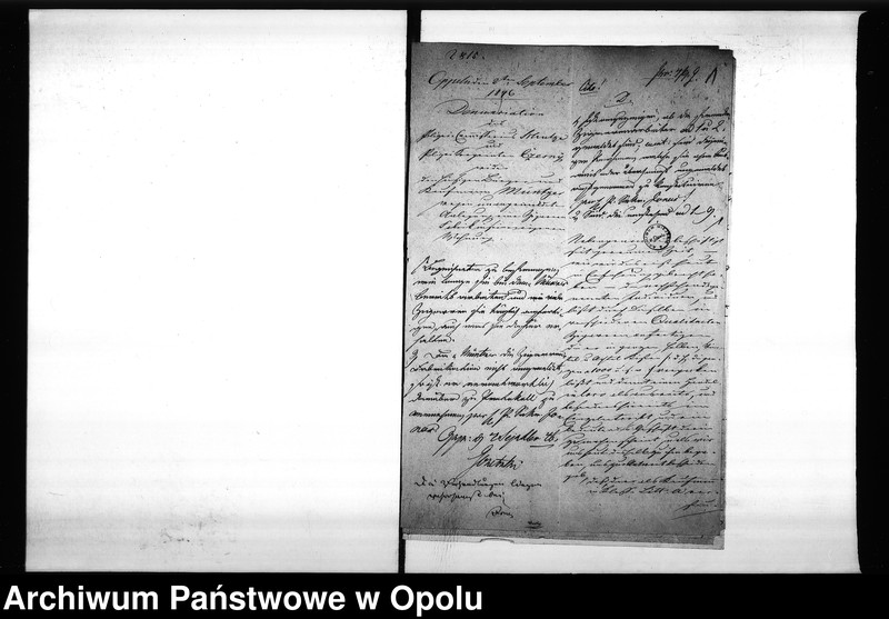 Obraz 5 z jednostki "Acta des Magistrats zu Oppeln betreffend: die vom Kaufmann Isaak Münzer angelegte Cigarren-Fabrik de Anno 1846"