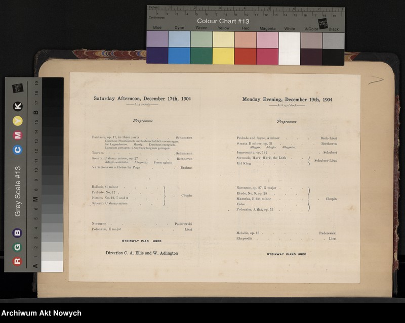 image.from.unit.number "Amérigue (Programy koncertów w czasie tourneé w Stanach Zjednoczonych i Australii)"