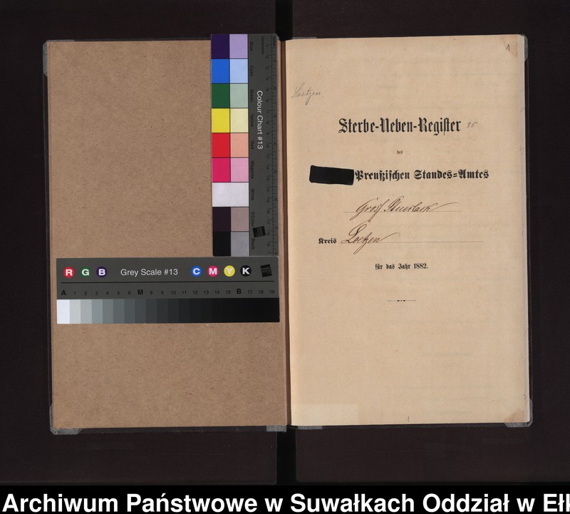 Obraz z jednostki "Sterbe-Neben-Register des Preussischen Standes-Amtes Gross Stüerlack Kreis Loetzen"