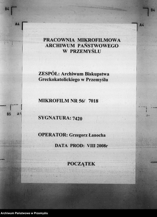Obraz 1 z jednostki "[Kopie ksiąg metrykalnych parafii Hruszów z filiami Budomierz, Kłonice, Szczepłoty (dekanat Niemirów)]"
