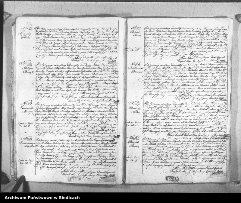 Obraz 19 z jednostki "Akta urodzin, małżeństw, zgonów"