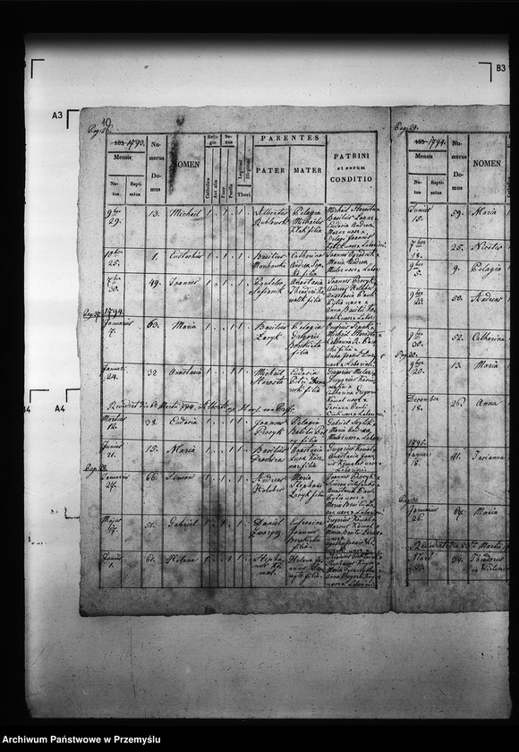 Obraz 14 z jednostki "[Kopie ksiąg metrykalnych parafii Drozdowice z filiami Stroniowice, Wielunice (dekanat Niżankowice)]"