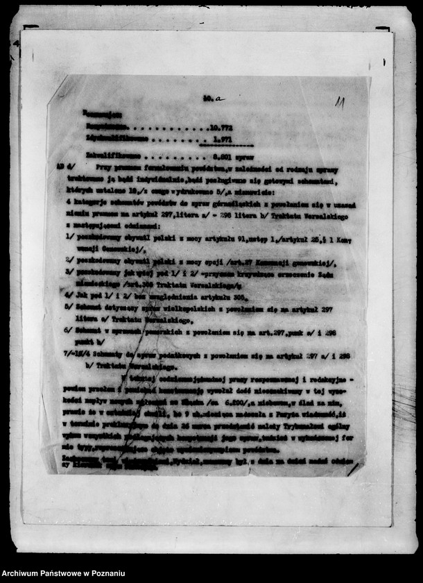 Obraz 15 z jednostki "/Sprawozdanie z działalności Związku Obrony Kresów Zachodnich w dziedzinie rejestracji i dochodzenia pretensji obywateli polskich poszkodowanych przez państwo niemieckie/"