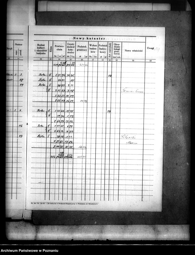 Obraz 19 z jednostki "Ostateczny rejestr pomiarowy majątku Stare powiatu wyrzyskiego"