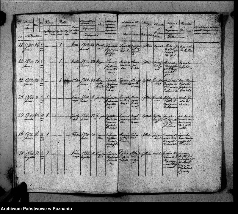 Obraz 10 z jednostki "Duplikat libri baptisatorum, copulatorum, mortuorum"