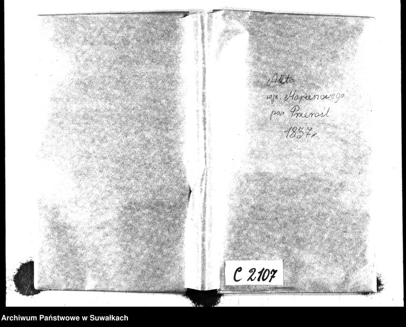 image.from.unit.number "Akta Urzędnika Stanu Cywilnego Parafii Przerośl Starozakonnych, Urodzonych, Zmarłych i Zaślubionych na 1837 rok"