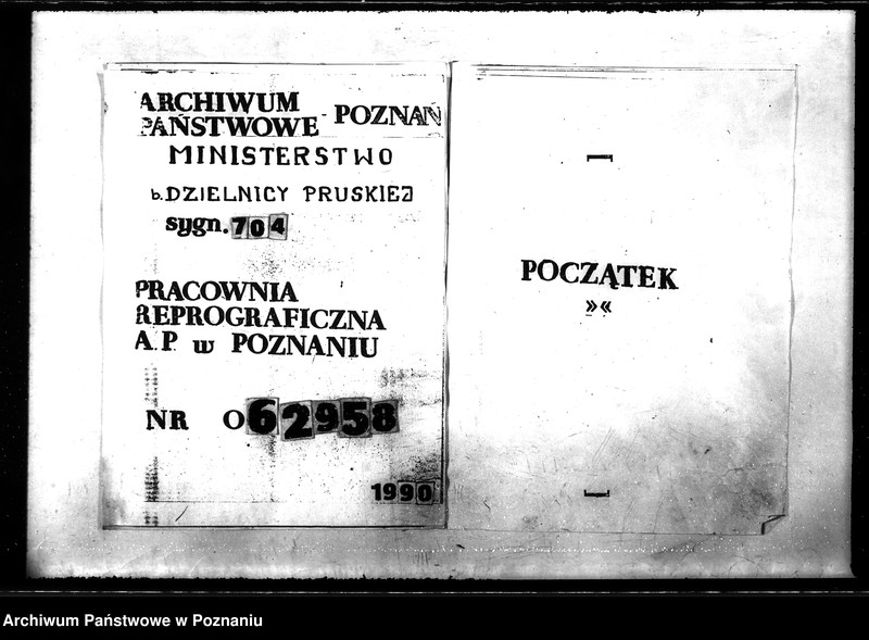 Obraz 1 z jednostki "Wydział Produkcji Rolnej Ministerstwa b. Dzielnicy Pruskiej Dziennik nr. 1 - 2350"